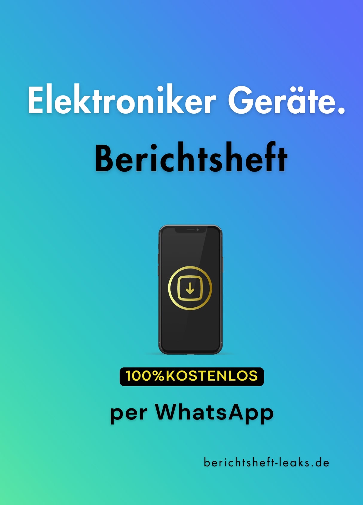 Berichtsheft - Elektroniker/-in für Geräte und Systeme