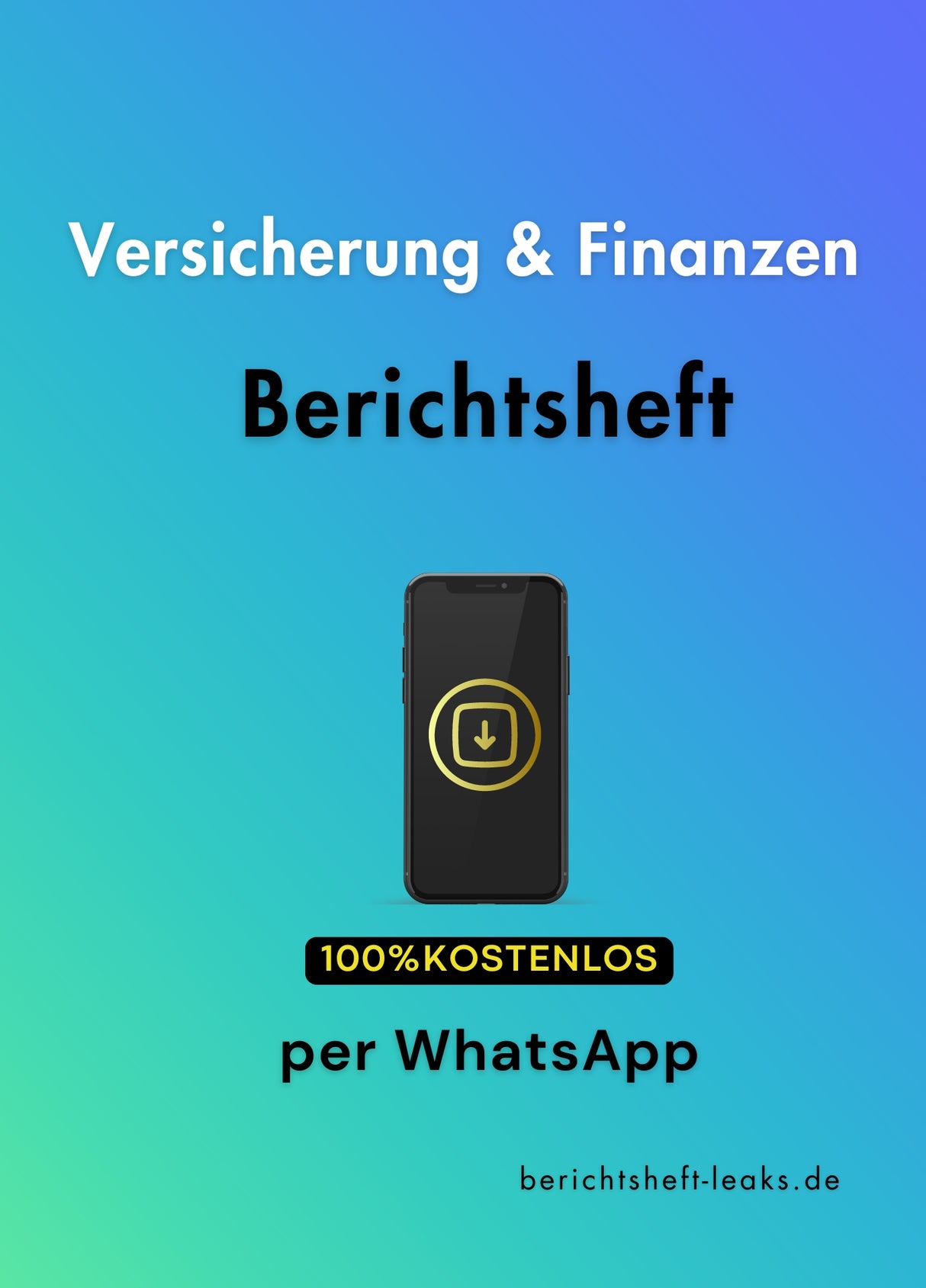 Berichtsheft - Kaufmann/-frau für Versicherungen und Finanzanlagen