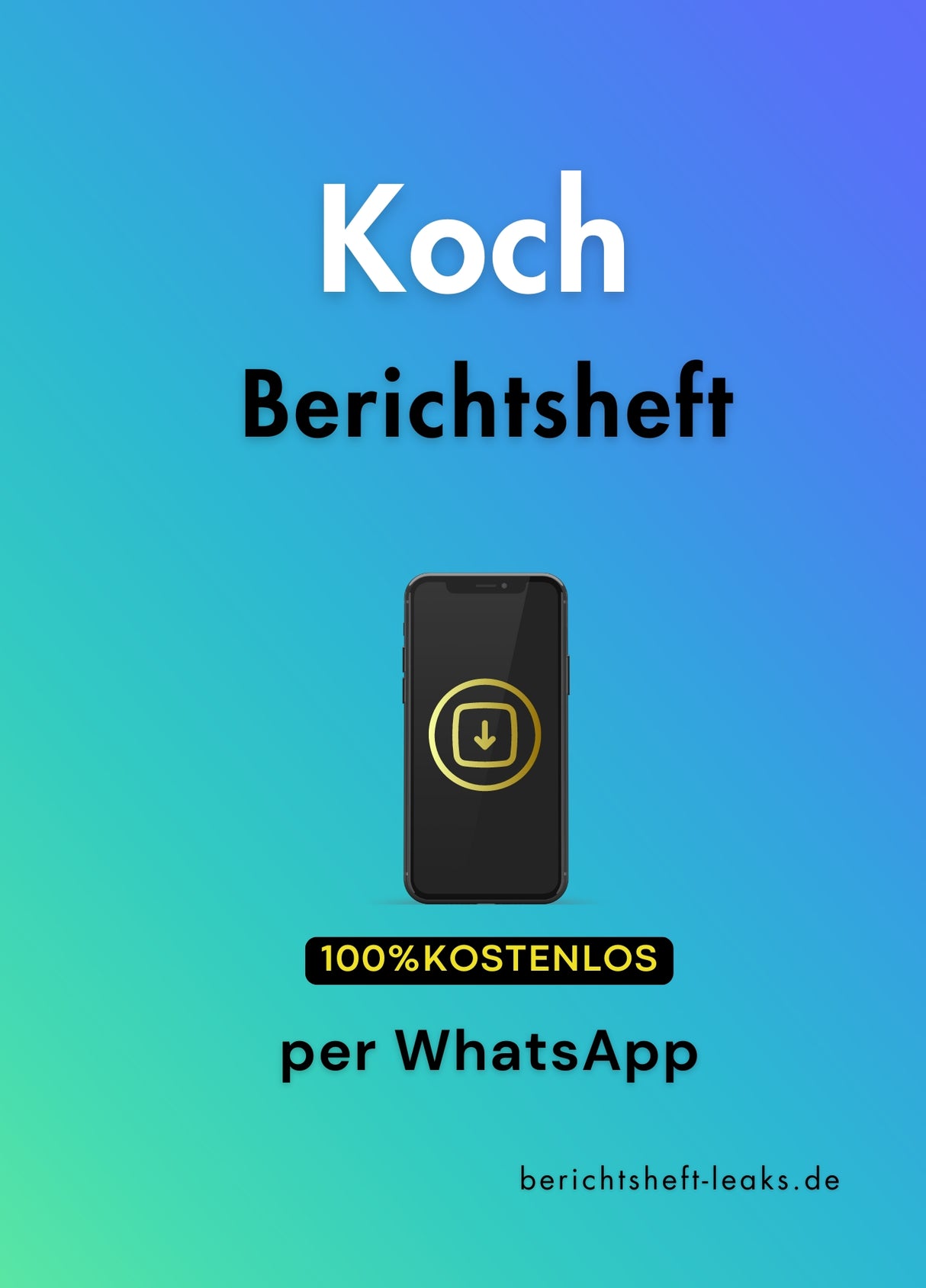 Berichtsheft - Koch/ Köchin