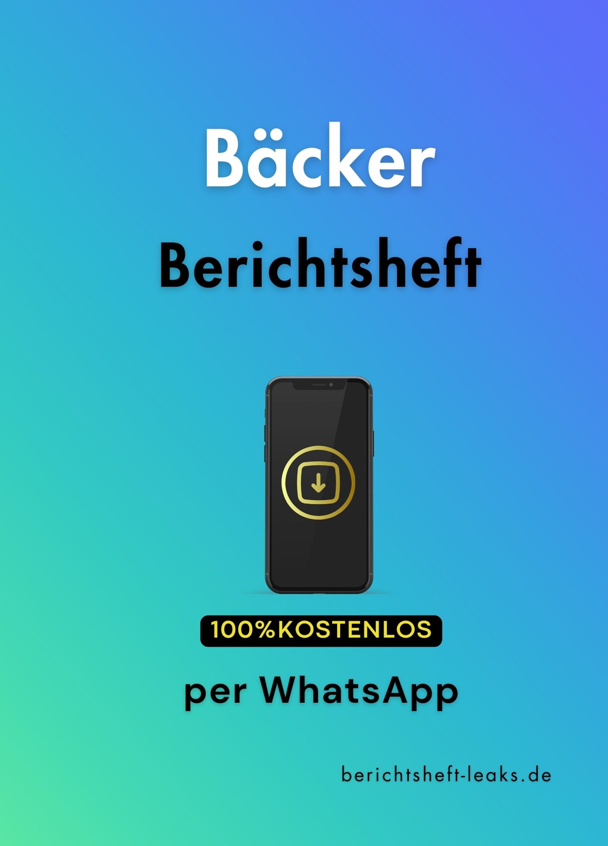 Berichtsheft - Bäcker/-in