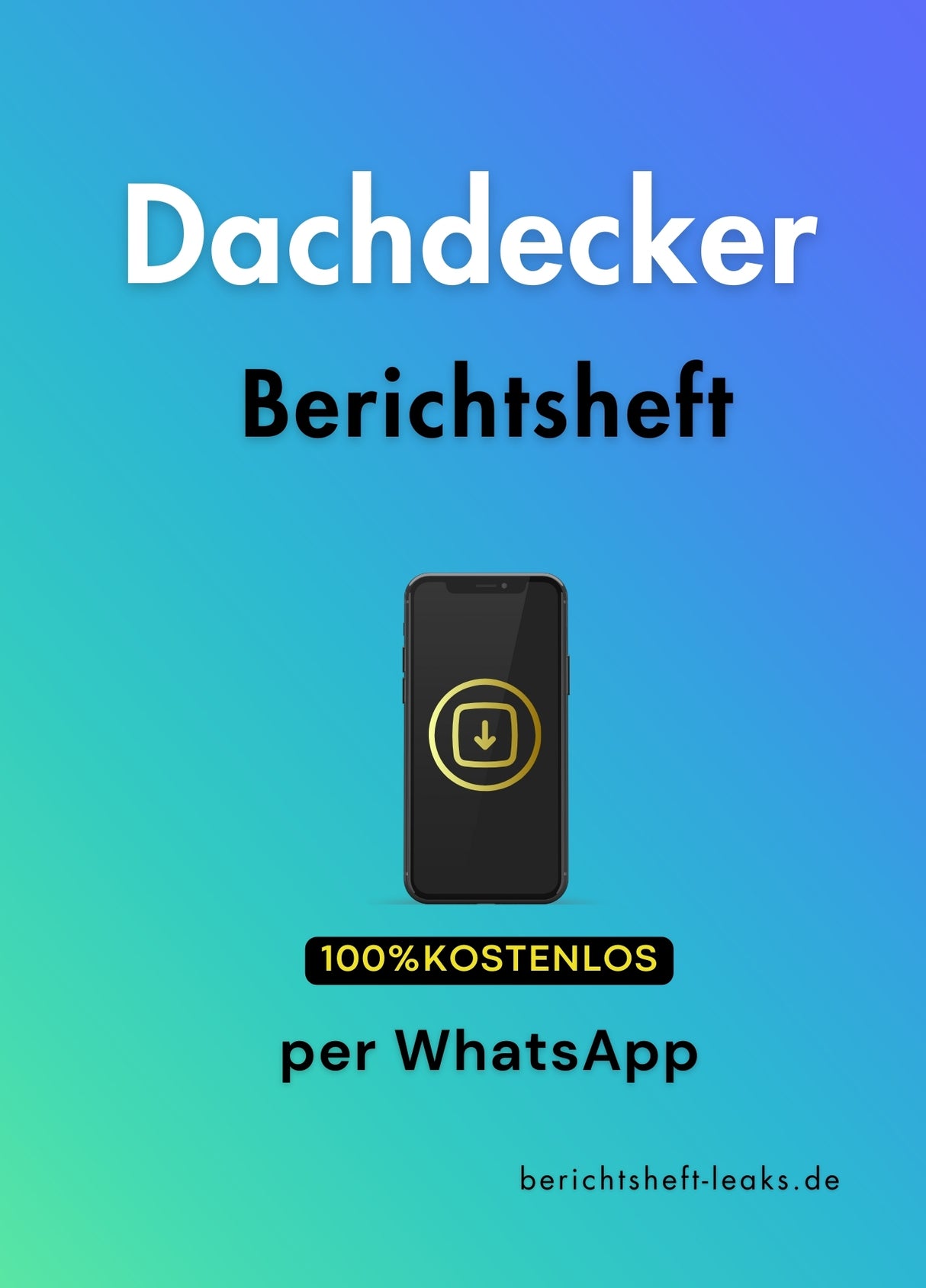 Berichtsheft - Dachdecker-/in